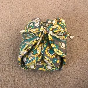Vera Bradley fold up cosmetic bag